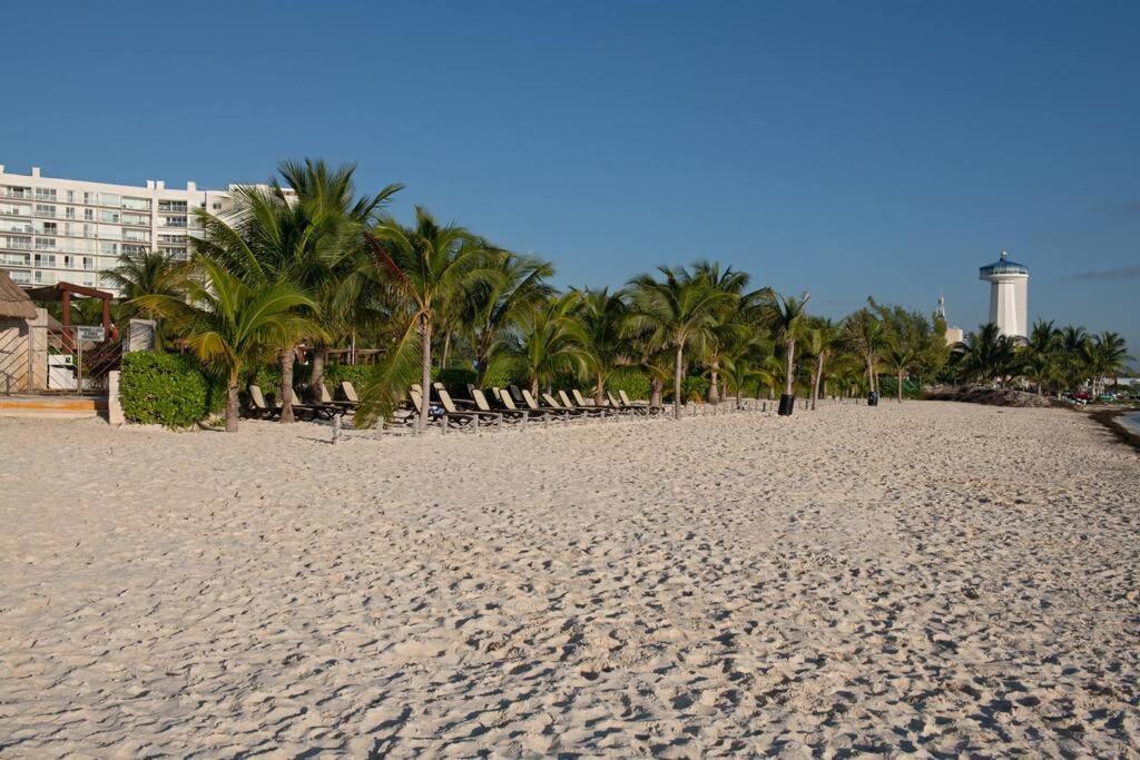 Apartament Amara, Depa Con Vista Al Mar Cancún Zewnętrze zdjęcie