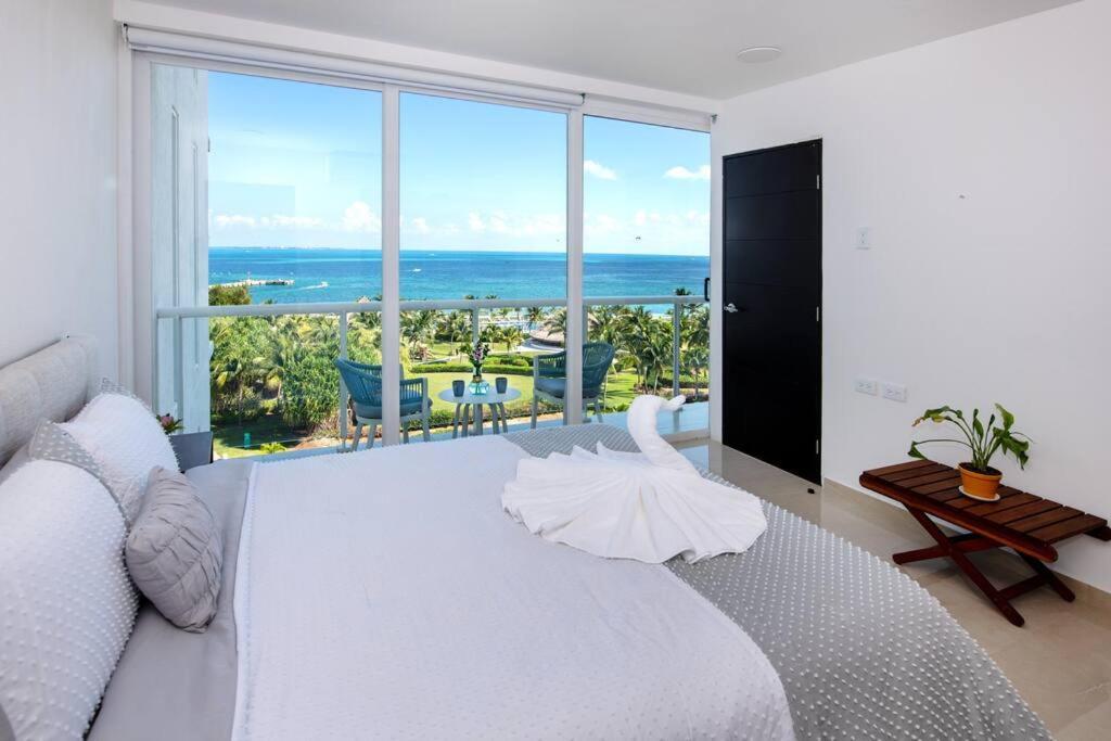 Apartament Amara, Depa Con Vista Al Mar Cancún Zewnętrze zdjęcie
