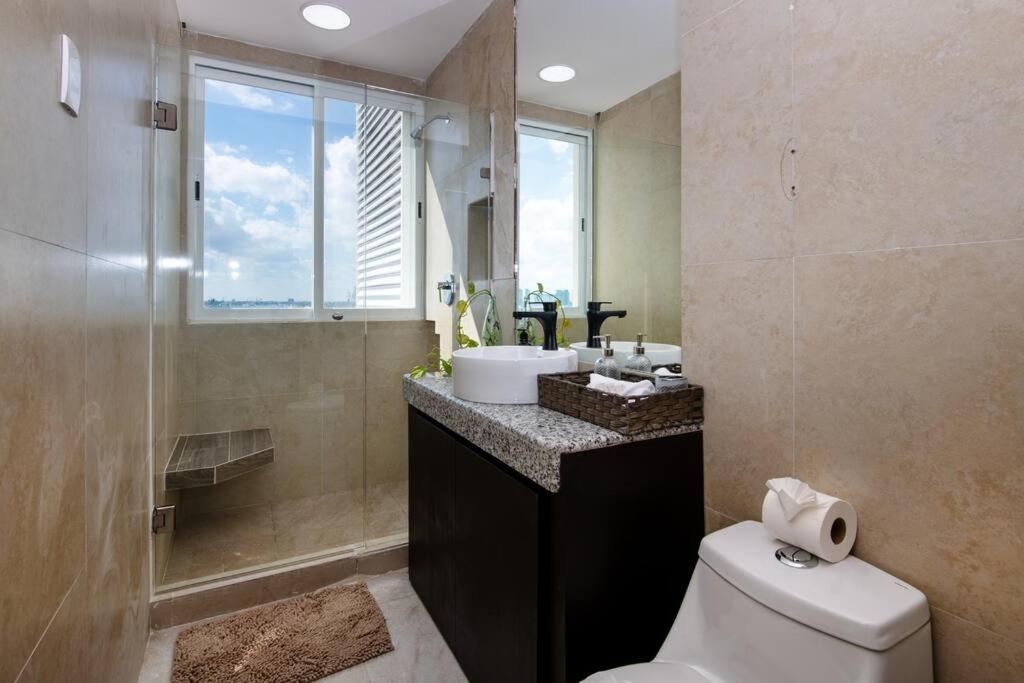 Apartament Amara, Depa Con Vista Al Mar Cancún Zewnętrze zdjęcie