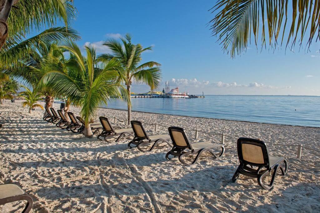 Apartament Amara, Depa Con Vista Al Mar Cancún Zewnętrze zdjęcie